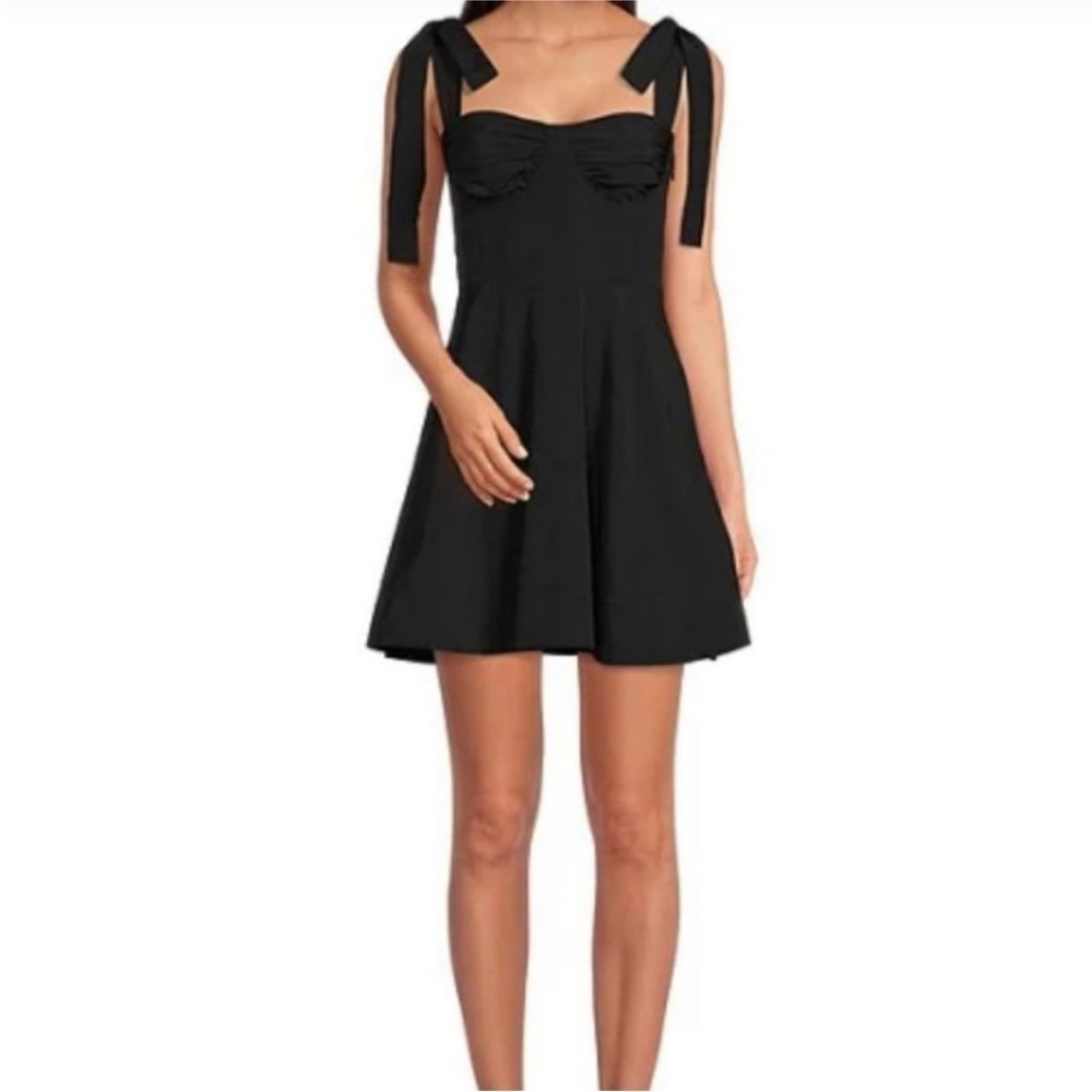 NWT Gianni Bernini Everly Bustier Sweetheart Neck Sleeveless Tie Shoulder A-Line